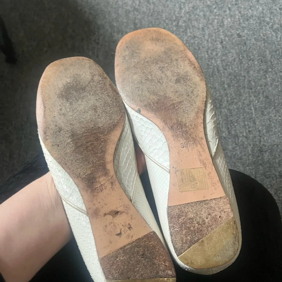 Valentino White Python Flats, size 39.5 - Picture 3 of 9